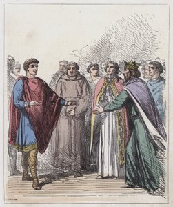 Guglielmo di Normandia ed Edoardo il Confessore da English School
