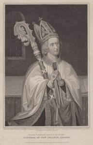 Guglielmo di Wykeham, Vescovo di Winchester, fondatore del New College, Oxford da English School