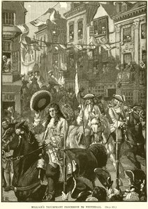 Il trionfale corteo di William a Whitehall
