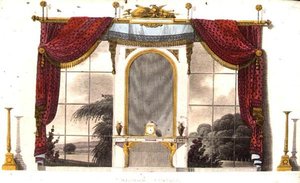 Tenda per Finestra per un Boudoir, tavola 3 da Ackermann