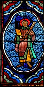Finestra Ew raffigurante un santo da English School