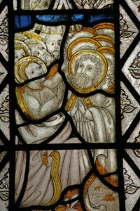 Finestra Sa raffigurante la Pentecoste da English School