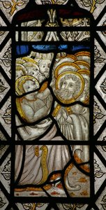 Finestra Sa raffigurante la Pentecoste da English School