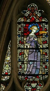 Vetrata raffigurante San Sidwell