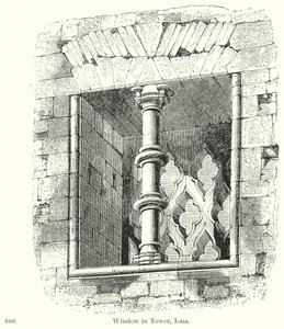 Finestra nella torre, Iona (incisione)