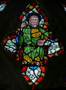 Finestra n-5 raffigurante Cristo da English School
