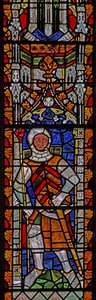 Finestra s4 raffigurante William Lord de la Zouche da English School