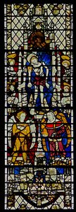 Finestra w12 raffigurante Corpus Christi da English School