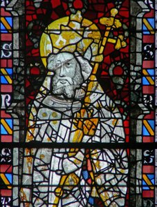 Finestra w4 raffigurante San Pietro