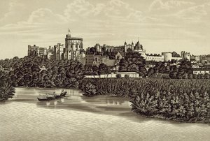 Castello di Windsor dal Fiume da English School