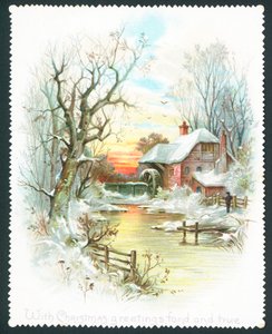 Con auguri di Natale affettuosi e sinceri - biglietto di Natale da English School