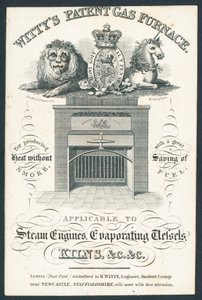 Wittys Patent Gas Furnace da English School