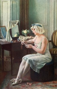 Donna che legge una lettera