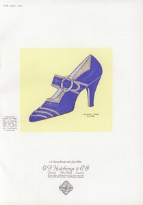Pubblicità di scarpe da donna, anni 