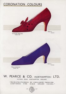 Pubblicità di scarpe da donna, anni 