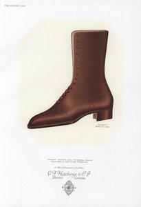 Pubblicità di scarpe da donna, anni 