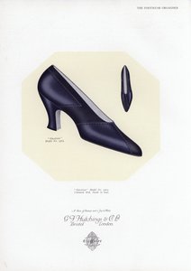 Pubblicità di scarpe da donna, anni 