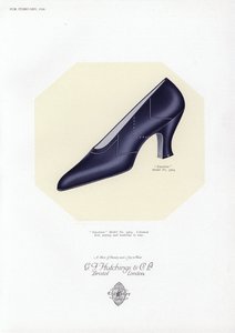 Pubblicità di scarpe da donna, anni 