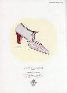 Pubblicità di scarpe da donna, anni 