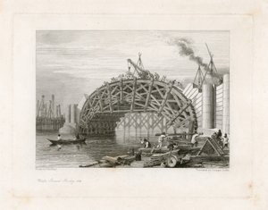 Lavori, Ponte di Strand (cioè Ponte di Waterloo), Londra da English School