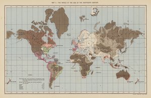 Il mondo alla fine del XVIII secolo da English School