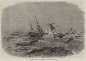 Naufragio della nave a vapore Earl Percy a Tynemouth