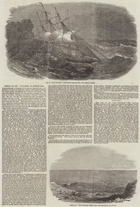 Naufragio del "Tayleur," nella Baia di Dublino (incisione)