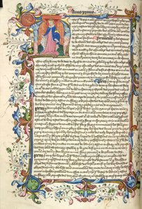Yates Thompson 48, f.172v Iniziale istoriata 