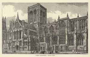 Cattedrale di York, lato sud da English School