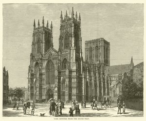 Cattedrale di York da sud-ovest da English School