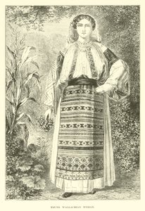 Giovane donna valacca