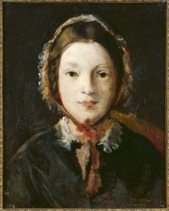 Giovane donna con cappello da English School
