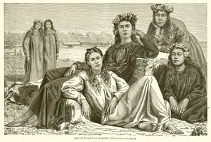 Giovani donne di Tahiti - Tipi