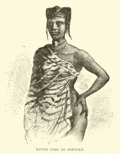 Giovane ragazza di Soninke da English School