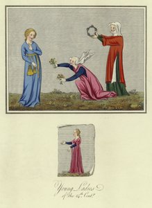 Giovani signore del XIV secolo da English School