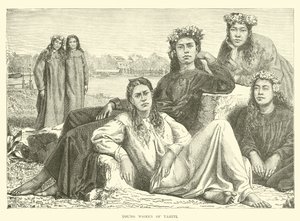 Giovani donne di Tahiti