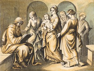 Zaccaria che nomina Giovanni Battista
