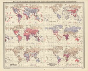 Zoogeografia: Aves, Ralliformes, Opisthocomiformes, Columbiformes, Pteroclidiformes, Hemipodii, Galliformes, Tinamiformes, Apterygiformes, Casuariiformes, Struthioniformes, Rheiformes da English School