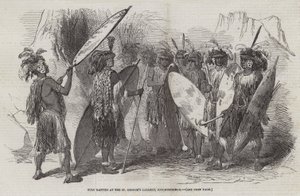 Zulu Kaffirs alla Galleria di San Giorgio, Knightsbridge da English School