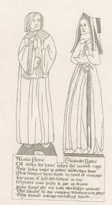Statua, tomba di Nicholas Boone e Elizabeth Boone da English School