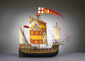 Modello di una grande nave inglese, o cog del c.1485