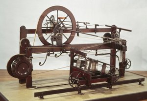 Replica del telaio per filatura inventato da Samuel Crompton (1753-1827) c.1772-79