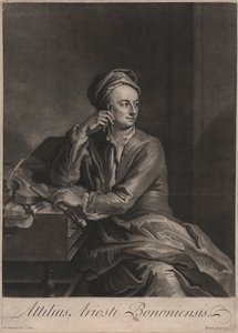 Attilus Ariosti Bononiensis, inciso da John Simon (1675-1751), 1719 (mezzotinto)