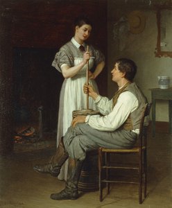 La mano che aiuta, 1877 da Enoch Wood Perry
