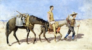 Don Chisciotte e Sancho Panza da Enrique Atalaya