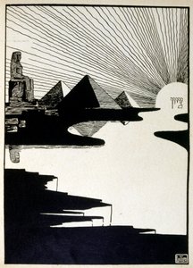Festa di Pasqua, dal libro Giuda illustrato da Ephraim Moses Lilien (1874-1925). Lilien è considerato il padre dell