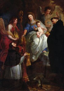 La Vergine che dona una stola a San Uberto