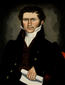 Gentiluomo della casa di Squire Williams, ca. 1829 da Erastus Salisbury Field
