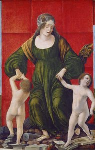 Moglie di Asdrubale e i suoi figli, c.1490-3 da Ercole de Roberti