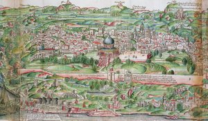 Mappa della Città di Gerusalemme, da 